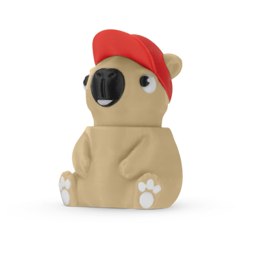 Capybara Fidget Toy - Articulating Design with Integrated Clicker, Pocket-Sized & Durable, Stress Relief, ADHD, Autism & Stim